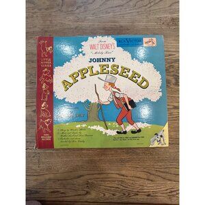 Walt Disney's Johnny Appleseed 1949 RCA Victor Vinyl Record & Booklet